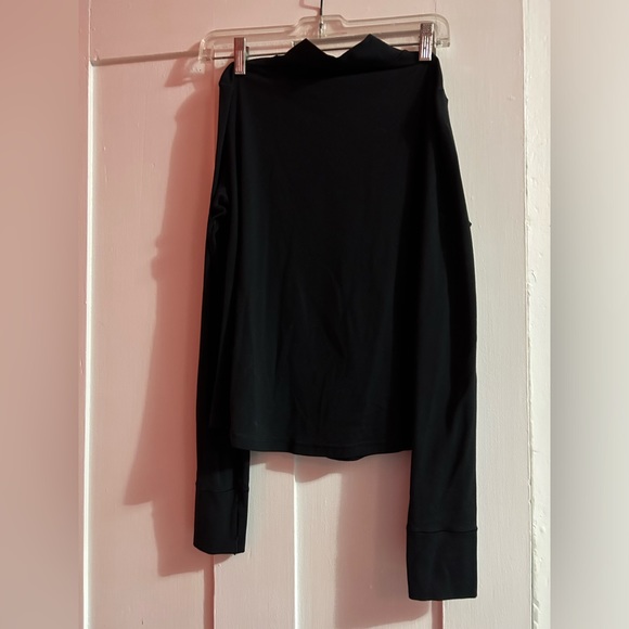 Black Aerie Mock Neck Long Sleeve, Medium - Picture 5 of 5